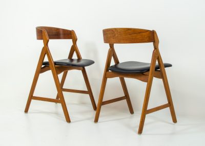 Model 71 dining chairs henning kjaernulf boltinge stolefabrik vintagechairs