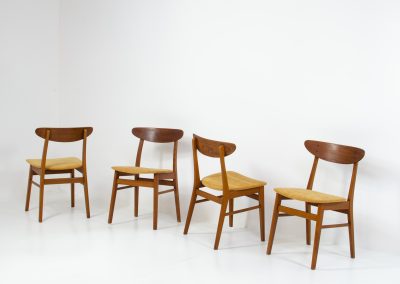 Farstrup 210 dining chairs vintage teak danish