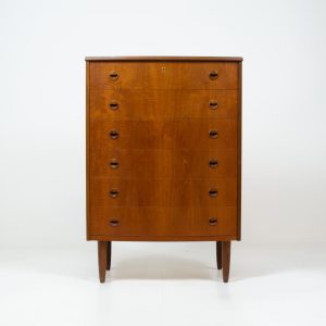 Kai kristiansen bow front dresser chest of drawers