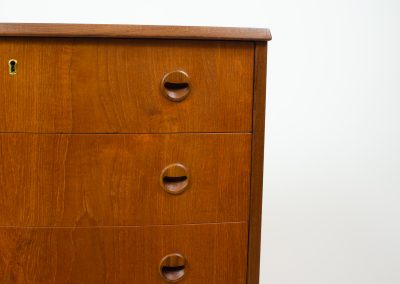 Kai kristiansen bow front dresser chest of drawers