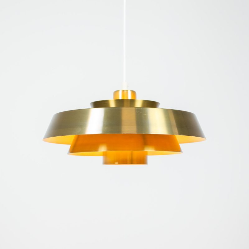 Nova pendant light jo hammer borg fog & mørup brass