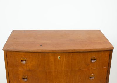 Kai kristiansen bow front dresser chest of drawers