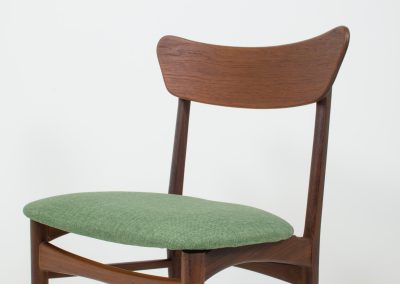 teak danish dining chairs vintage