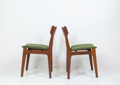 Erik buch teak vintage danish dining chairs