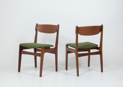 Erik buch teak vintage danish dining chairs