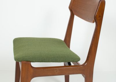 Erik buch teak vintage danish dining chairs