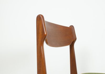 Erik buch teak vintage danish dining chairs