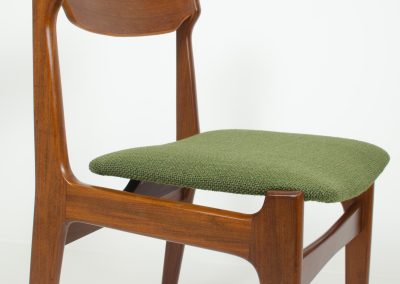 Erik buch teak vintage danish dining chairs
