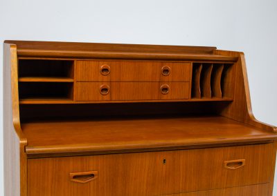 teak secretary desk swedish egon ostergaard smi svenk
