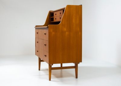 teak secretary desk swedish egon ostergaard smi svenk