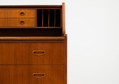 teak secretary desk swedish egon ostergaard smi svenk