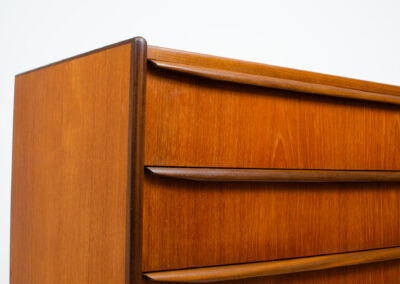 danish tallboy dresser bigboy chest of drawers teak vintage