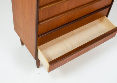 danish tallboy dresser bigboy chest of drawers teak vintage