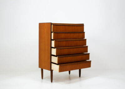 danish tallboy dresser bigboy chest of drawers teak vintage