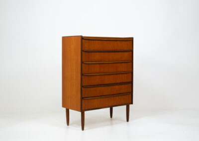 danish tallboy dresser bigboy chest of drawers teak vintage