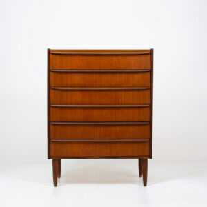 danish tallboy dresser bigboy chest of drawers teak vintage