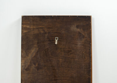 rosewood danish wall mirror vintage