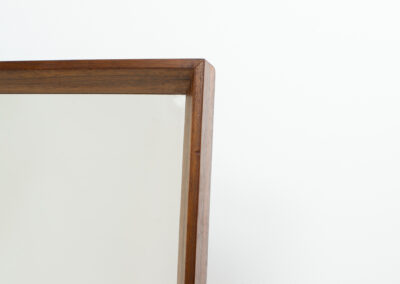 rosewood danish wall mirror vintage