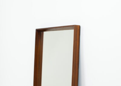 rosewood danish wall mirror vintage