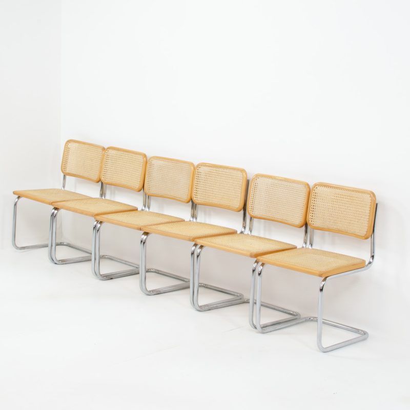 Italian wicker chairs cesca marcel breuer