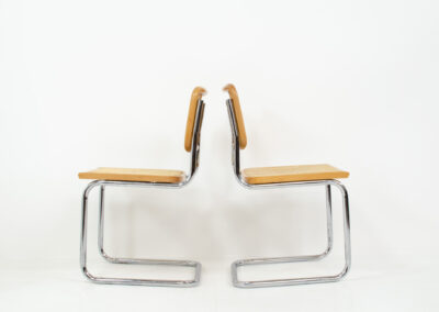 Italian wicker chairs cesca marcel breuer