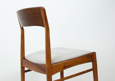 rosewood dining chairs henning kjaernulf korup stolefabrik denmark