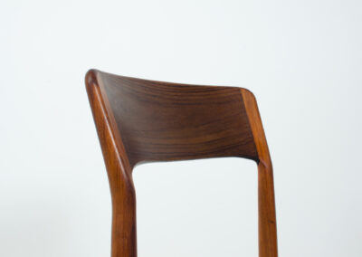 rosewood dining chairs henning kjaernulf korup stolefabrik denmark