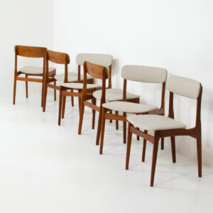 teak Danish dining chairs thorso mobelfabrik