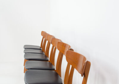 Findahl dining chairs danish design vintage teak beech