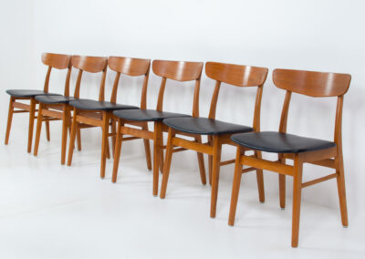 Findahl dining chairs danish design vintage teak beech