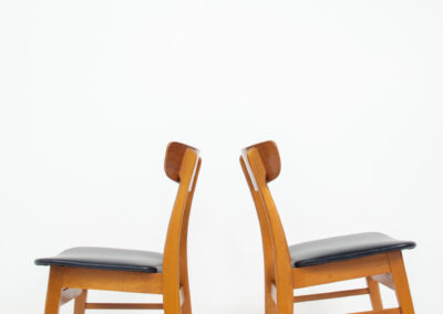 Findahl dining chairs danish design vintage teak beech