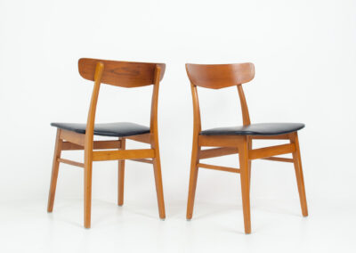 Findahl dining chairs danish design vintage teak beech