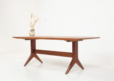 Danish coffee table johannes andersen teak vintage design furniture