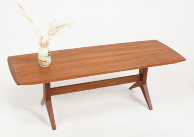 Danish coffee table johannes andersen teak vintage design furniture