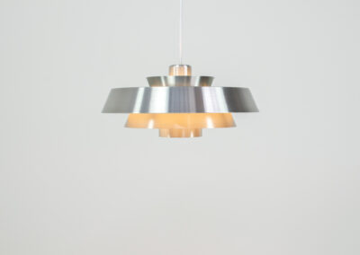 Nova pendant light jo hammerborg fog & morup aluminium danish lighting design