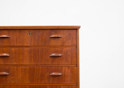 danish tallboy bigboy chest of drawers teak kai kristiansen