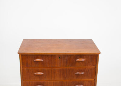 danish tallboy bigboy chest of drawers teak kai kristiansen