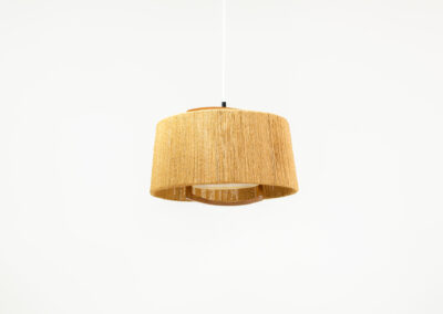 Temde leuchten ceiling pendant light sisal teak
