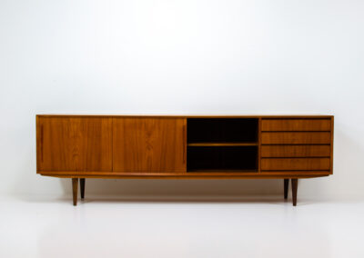 vintage teak sideboard wilh schauman finland dresser credenza
