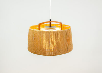 Temde leuchten ceiling pendant light sisal teak
