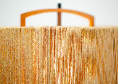 Temde leuchten ceiling pendant light sisal teak