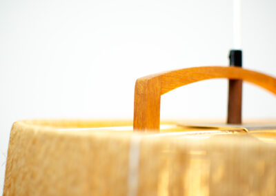 Temde leuchten ceiling pendant light sisal teak