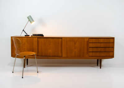 vintage teak sideboard wilh schauman finland dresser credenza