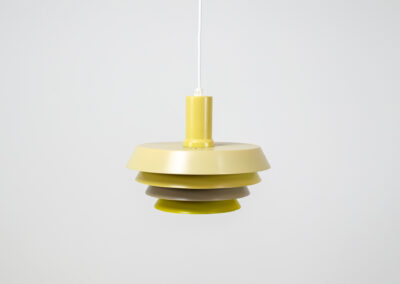 Danish vintage pendant light colorful