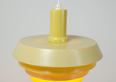 Danish vintage pendant light colorful