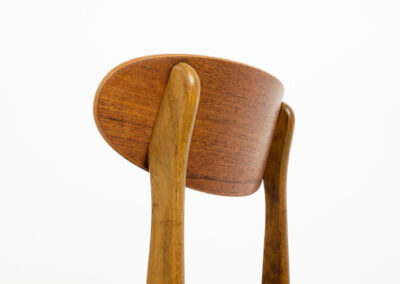 danish oak dining chairs teak green fabric