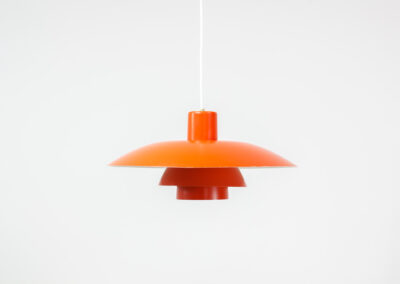 Louis poulsen pendant light poul henningsen orange PH4 3