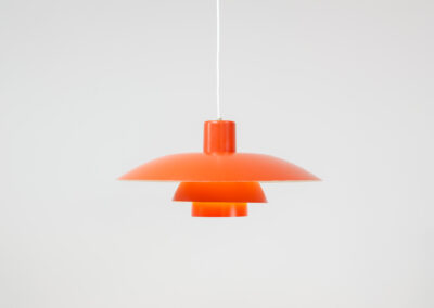 Louis poulsen pendant light poul henningsen orange PH4 3