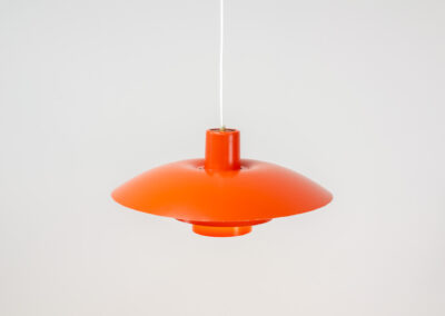 Louis poulsen pendant light poul henningsen orange PH4 3