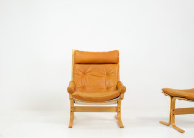 Ingmar relling westnofa siesta lounge chair and ottoman